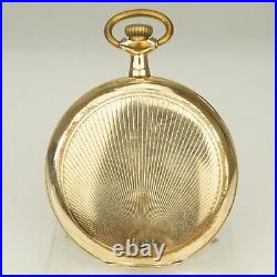 Rare! Gold pl Pocket Watch Mechanical Collectible time piece jewelry jewellery