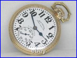 Rare Illinois 21 Jewel 60 Hour Bunn Special Type III Model B Case, Serviced