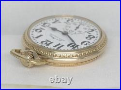 Rare Illinois 21 Jewel 60 Hour Bunn Special Type III Model B Case, Serviced