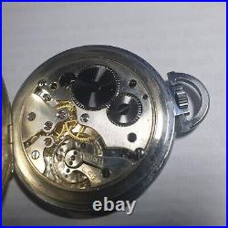 Rare Jump Hour Watch Pocket Watch, Thin Case