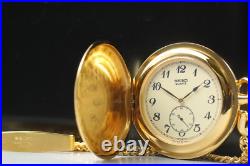 Rare MINT SEIKO Pocket Watch 7N07-001A Gift by the Prime Minister From JAPAN