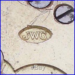 Rare Military JWC Schaffhausen IWC Swiss Watch Steel Case Aviator Pilots WWII