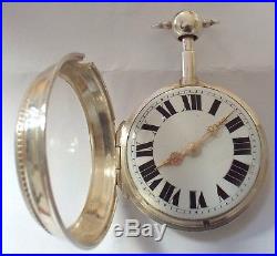 Rare Mint Large Silver P/case Shagreen Quarter Repeater Watch Verge Fusee C1790