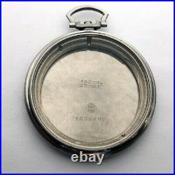 Rare Swiss Vintage Steel CASE Pocket Watch IWC Schaffhausen cal. C 97