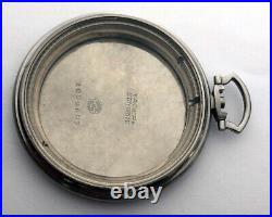 Rare Swiss Vintage Steel CASE Pocket Watch IWC Schaffhausen cal. C 97