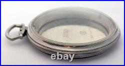Rare Swiss Vintage Steel CASE Pocket Watch IWC Schaffhausen cal. C 97