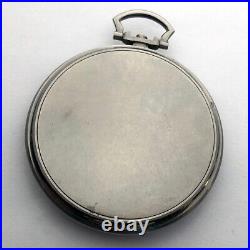 Rare Swiss Vintage Steel CASE Pocket Watch IWC Schaffhausen cal. C 97