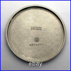 Rare Swiss Vintage Steel CASE Pocket Watch IWC Schaffhausen cal. C 97