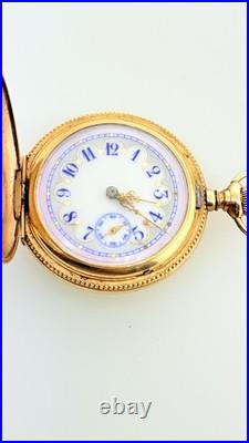 Rare United States Watch Co. Waltham Fancy Dial 20 Year Gold Filled Serviced