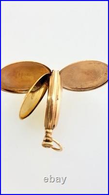 Rare United States Watch Co. Waltham Fancy Dial 20 Year Gold Filled Serviced