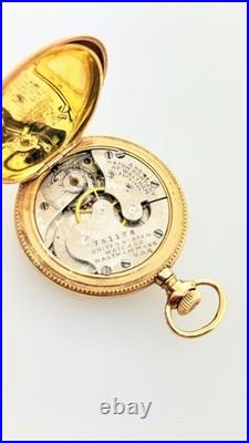 Rare United States Watch Co. Waltham Fancy Dial 20 Year Gold Filled Serviced