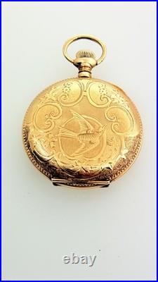 Rare United States Watch Co. Waltham Fancy Dial 20 Year Gold Filled Serviced