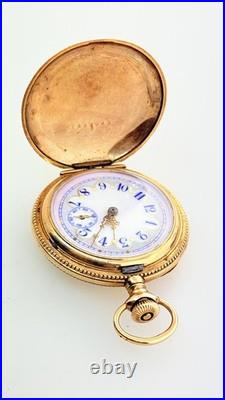 Rare United States Watch Co. Waltham Fancy Dial 20 Year Gold Filled Serviced