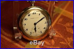 Rare Webb. C. Ball 14 Kt Solid Gold Case, Agassiz Watch Co