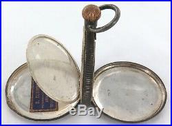 Rare Woolloongabba, Qld. D Blumberg, Jeweller Sterling Silver Pocket Watch Case