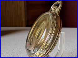 Rigid Bow Fahy's/hamilton Model #4 Rare Green Gf 16s Rr Pocket Watch Caseonly