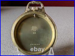 Rigid Bow Fahy's/hamilton Model #4 Rare Green Gf 16s Rr Pocket Watch Caseonly