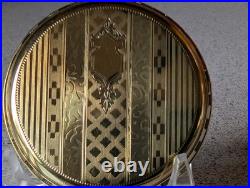 Rigid Bow Fahy's/hamilton Model #4 Rare Green Gf 16s Rr Pocket Watch Caseonly