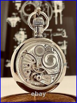 Rockford 16s 17j Pocket Watch in a Display Black Swing Out Case