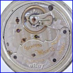 Rockford Nice 935 18s 17j Pocket Watch, RAILROAD LOCOMOTIVE CASE, Running Fine