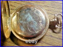 Rockford Plymouth Watch Co OS 15J 25 Year Gold Filled Hunter Case Pocket Watch