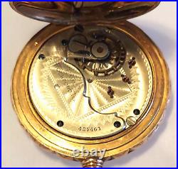 Rockford Pocket Watch Lever Set 18s 11j Hunter Case Antique B II Warranted Case