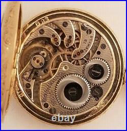Rockford Rare 0S. 15J. Mint fancy dial (1913) 14K. Multi-color diamond G. F. Case