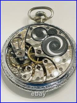 Rockford pocket watch 16s 17 Jewel in a display back case