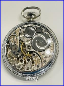 Rockford pocket watch 16s 17 Jewel in a display back case
