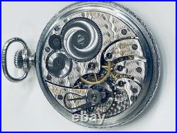 Rockford pocket watch 16s 17 Jewel in a display back case