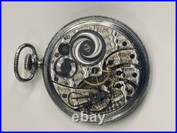 Rockford pocket watch 16s 17 Jewel in a display back case