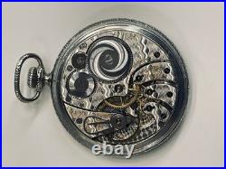 Rockford pocket watch 16s 17 Jewel in a display back case