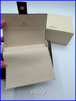 Rolex 2-Slot Watch Travel Case Leather AD VIP Gift