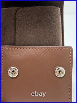 Rolex Tan Leather Watch Case Travel Pouch AD VIP Gift