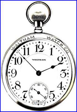 Rrae 21 Jewels Salesman Display Case Railroad Pocket Watch Waltham 645