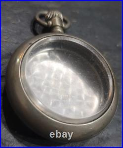 SB8 18s Philadelphia Lomotive Engraved Antique Pocket Watch Case R. R. Train
