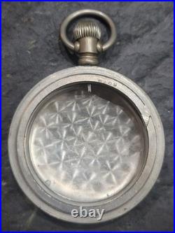 SB8 18s Philadelphia Lomotive Engraved Antique Pocket Watch Case R. R. Train