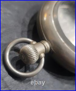 SB8 18s Philadelphia Lomotive Engraved Antique Pocket Watch Case R. R. Train