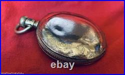 SCARCE 1891 US WATCH CO 18s POCKET WATCH 11JEWELS HUNTER GOLDFILLED CASE RUNNING