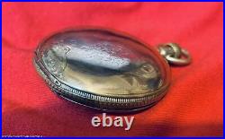 SCARCE 1891 US WATCH CO 18s POCKET WATCH 11JEWELS HUNTER GOLDFILLED CASE RUNNING