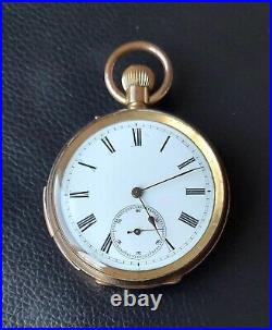 SEE VIDEO Running Swiss Made Quarter Repeater Pocket Watch Astra Repeating Nice