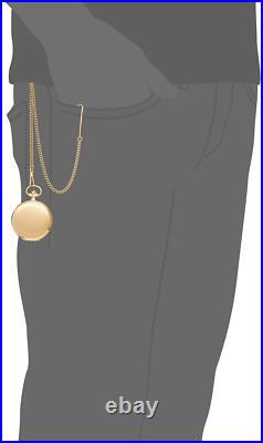 SEIKO pocket watch SAPQ008 gold case Roman numeral notation with lid and chain