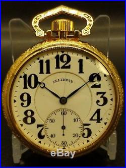 SPECIAL! BUNN 21! Display Salesman in a Rare Railroad Case 16s Pocket Watch
