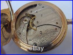 Spectacular 1902 Waltham Gorgeous Hunting Case Antique Pocket Watch