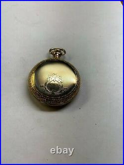 STUNNING HAMILTON UNION SPECIAL gold filled 16S HUNTER CASE pocket watch