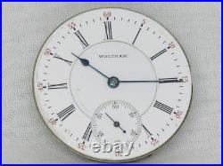 Scarce 16s Waltham 19j Vanguard 1899 Model Hunter Case Pocket Watch, Running