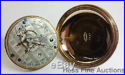 Scarce Oyster Case 1879 Appleton Tracy Waltham Dust Proof Antique Pocket Watch