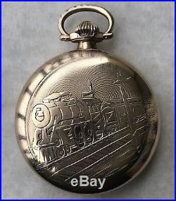 Scarce Pugh Bros Special Railroad Model 16 Size Gold Filled Pocket Watch Case