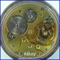Scarce Vintage Zenith Pocket Watch Niello Silver Case