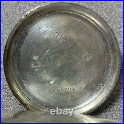 Seeland 11J. 800 Fine Silver Case Pocket Watch